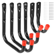 Garage Storage Hooks 22lbs Load Bike Bicycle Hooks 6Packs