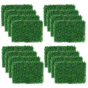 12PCS Boxwood Hedge Panels – Artificial Grass Wall & Privacy Screen