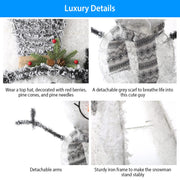 LED Snowman Decoration – Collapsible, Battery Powered, Indoor/Outdoor Use