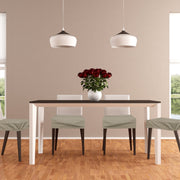 4Pack Waterproof Dining Chair Slipcovers Stretch Chair Seat Slipcovers Removable Washable Jacquard Seat Covers for Dining Room