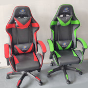 Gaming Racing Chair Height Adjustable Ergonomic PC Computer Chair E-Sports Gamer Office Task Swivel Chair w/ Headrest Lumbar Support Pillow 441lbs Wei