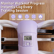 Compact Swing Stepper with Resistance Bands & LCD Monitor