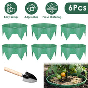 Adjustable Plant Grow Rings 10in with Hand Shovel - 12 Pack