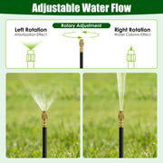 360° Bendable Drip Irrigation System with 49FT 5/8” Tubing Hose 5/16” Faucet Connector Automatic Watering Misting Kit For Garden Greenhouse Yard Lawn