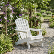 Folding Adirondack Chairs Set of 2 - Hemlock Wood Outdoor Seating