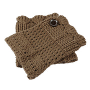 Women Winter Crochet Knit Leg Warmers