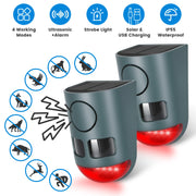 Solar Animal Repeller with Motion Sensor & Ultrasonic Sound