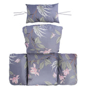 Egg Chair Cushion with Headrest - Thick Padded Swing Seat
