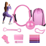 Pilates Ring Essentials Kit - 14-Piece Home Workout Set