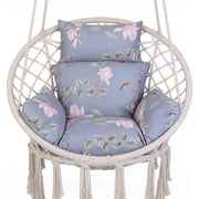 Egg Chair Cushion with Headrest - Thick Padded Swing Seat