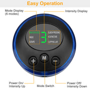 EMS Foot Massager Electric Foot Acupressure Mat USB Rechargeable Feet Circulation Massage Pad Acupuncture Points Stimulator Relaxation Tool with 6 Mod