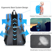36L Waterproof Hiking Backpack with Ergonomic Design