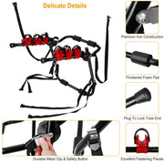 Car Bicycle Stand Rack 132LBS Load Hitch 3-Bike Auto Rear Carrier Mount Fit For Sedans Hatchback Car SUV