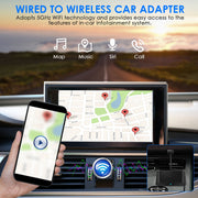 Android Wireless Adapter for In-car Infotainment System 5GHz WiFi Car Auto Navigation Player Fit for FORD HONDA CHEVROLET IOSPhone 6+