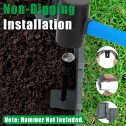 Plastic Landscape Edging 16FT Kit with Cobblestone Design