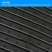 3Pcs Automotive Floor Mats Set Front Rear PVC Rubber Floor Mats Heavy Duty Drive Vehicle Car Mats with Trimmable Design Fit Most Cars SUVs Trucks