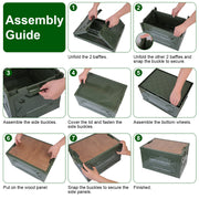 Collapsible Storage Bin – Stackable Organizer with Wheels & Lockable Doors