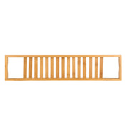 Bamboo Bathtub Tray Bath Table Bathroom Storage Rack Soap Cellphone Wine Glass Shelf Organizer