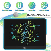 LCD Writing Tablet for Kids with Stylus & Lock Function