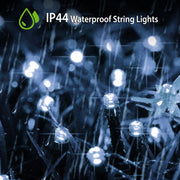 Solar String Lights LED Solar Power Fairy String Light 22M 200 LEDs 8 Lighting Mode White Light Waterproof Starry String Lights Christmas Wedding Part