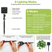 Artificial Ivy Solar Powered String Lights 72Pcs Leaves 20Pcs LED Beads Fake Leaf Fairy Lamps IP65 Waterproof DIY Decorative Night Light For Wedding K
