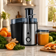 1000W Centrifugal Juicer Juice Extractor with 2 Speeds 2.6in Wide Feed Chute 17Oz Juicer Cup 54Oz Pulp Collector Electric Juicer for Fruits Vegetables