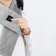 Electric Heated Scarf USB Heating Neck Wrap Unisex Winter Heated Neck Shawl Soft Warm Scarves with  3 Heating Modes