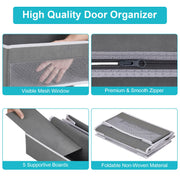 2Pcs Over The Door Organizer 6 Tier Hanging Basket Detachable Behind Door Hanging Pantry Tilt-Resistant for Bathroom Bedroom