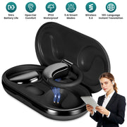 AI Translation Earbuds with 165 Languages & Open-Ear Design