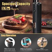 USB Rechargeable Pepper Mill – Adjustable Coarseness & LED Light