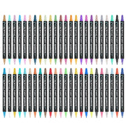 Dual Tip Acrylic Paint Markers Set - Water-Based & Quick-Dry