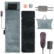 Full Body Electric Massage Mat – Heat, Vibration, Inflatable Head & Lumbar Pillows