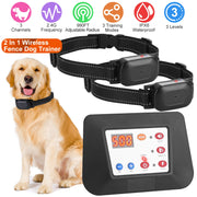 Wireless Dog Fence & Training Collar System with 990ft Range