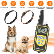 Remote Dog Training Collar with 4 Modes & 875 Yard Range