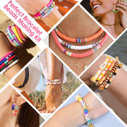 Clay Beads Bracelet Making Kit with 5327 Pieces