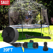 Trampoline Sprinkler for Kids - 39ft Outdoor Water Toy