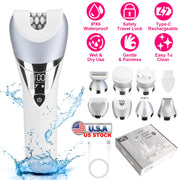 7 In 1 Electric Razor for Women Lady Hair Removal Epilators for Leg Face Arm Bikini Armpit Public Hairs IPX6 Wet and Dry Use Cordless Rechargeable Who