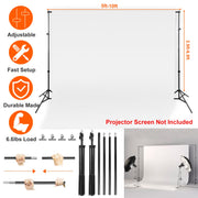 Backdrop Stand 6.5x10ft Adjustable Photography Support System