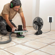 Portable Jobsite Fan 9" Compatible with Makita 21V Battery