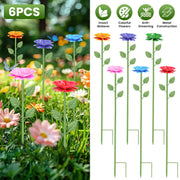 Metal Bee Watering Stations with Anti-Drowning Design (6-Pack)