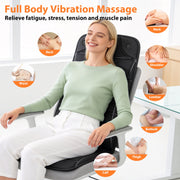 Full Body Vibration Massage Mat with Heat & 10 Motors