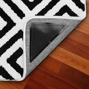 16Pcs Area Rug Gripper Pad Non Slip Anti Curling Carpet Mat Gripper Self- Adhesive Reusable Washable Renewable Hard Wood Floor Safe