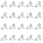 20Pcs Nail Tip Clips Quick Building Poly Gel UV LED Builder DIY Transparent Finger Tip Extension Tool