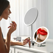 30X Magnifying Mirror With Light 3 Colors Dimmable Brightness Included Tweezer Scissor Travel Magnifying Makeup Mirror with Suction Cup 360¡ Adjusta