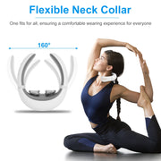 8-Head Cordless EMS Neck Massager – Heat, 6 Modes, 15 Intensities, Remote