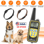 Remote Dog Training Collar with 4 Modes & 875 Yard Range