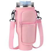 Water Bottle Carrier Bag with Adjustable Strap & Phone Pocket