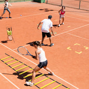Speed Agility Training Equipment Set For Pro Beginner Including Cones Parachute Stakes Hurdles 19.68FT Ladder with Carrying Bag Soccer Football Basket