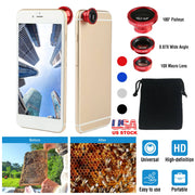 Phone Camera Lens Kit Magnetic 180¡Fisheye Lens 0.67xWide Angle 10X Macro Lens for iPhone X /8/7/6s Samsung Galaxy S10/S9