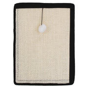 14.96x11.42in Cat Scratching Pad Small Cat Scratcher Natural Sisal Scratching Mat for Cat with 9 Screw Nails Protect Furniture Sofa Carpet